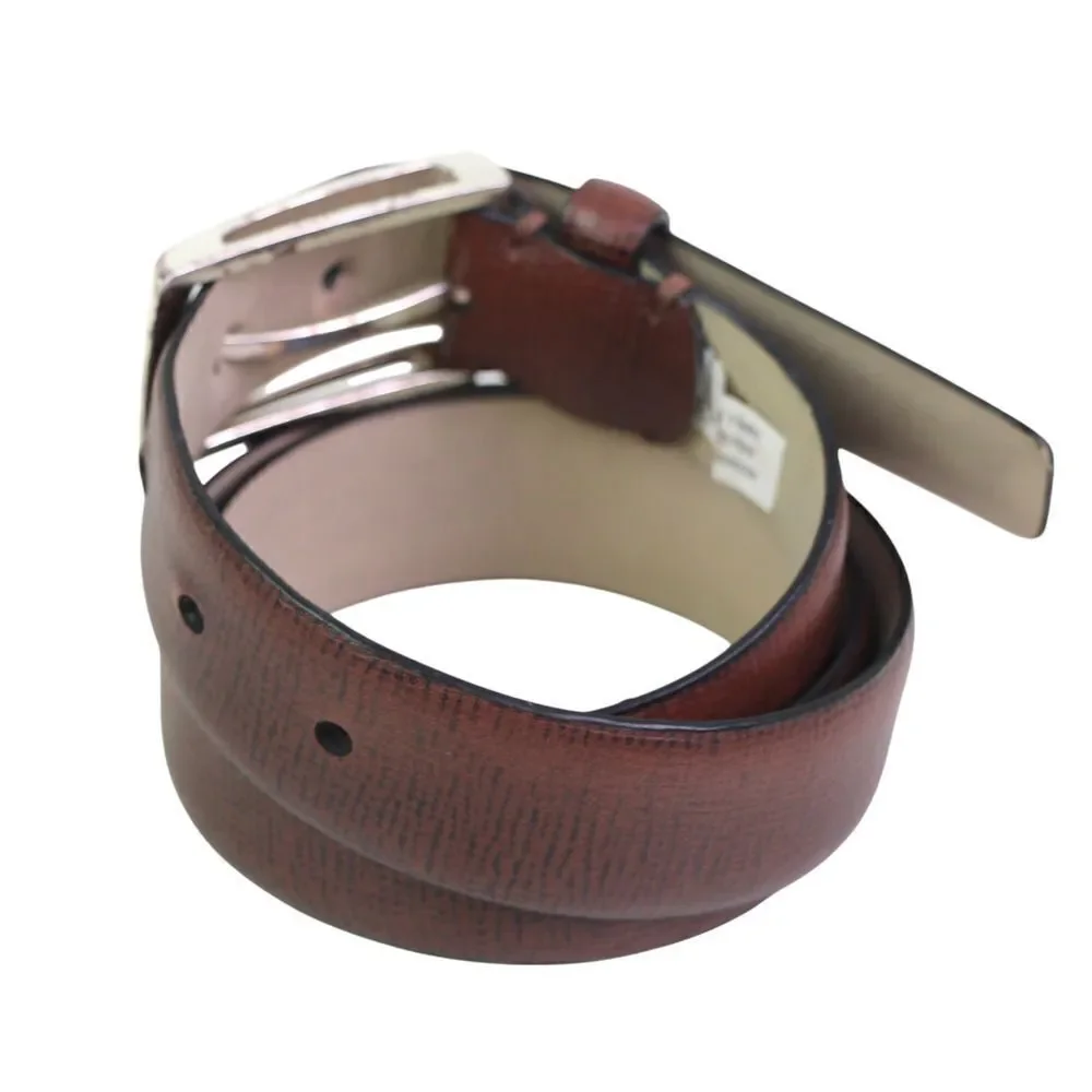 Hickey Freeman BROWN GENUINE LEATHER 1 1/4